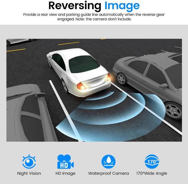 Alt view image 6 of 7 - Car Radio Stereo for Toyota Prius 2010 2011 2012 2013 2014 2015 9 Inch Touch Screen Head Unit Built in Carplay Andriod Auto Bluetooth Navigation Video Player