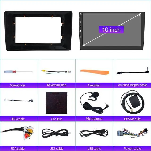 Alt view image 6 of 6 - Car Radio Stereo Andriod 12 for Jeep Wrangler JK Compass Grand Cherokee Dodge Ram 1500 with Built in Apple Carplay Andriod Auto