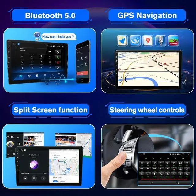Alt view image 6 of 7 - Android Car Stereo Radio for Nissan Teana Altima 2013-2018 with Wireless Carplay Android Auto