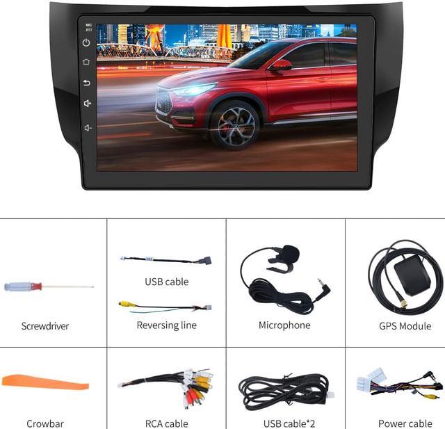 Alt view image 7 of 7 - Car Stereo Radio for Nissan Sentra 2013 2014 2015 2016 2017, Android 12 Carplay Android Auto Radio Navigation Support WiFi Bluetooth Steering Wheel Control FM Mirror Link, 2G+32G