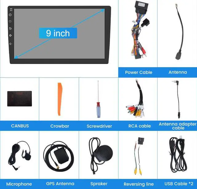 Alt view image 7 of 7 - Car Radio Stereo for Chevy Spark 2013 2014 2015 with Wireless Android Auto Apple Carplay 2G+32G 9 inch Android 12 Touch Screen with SWC WiFi GPS Navigation DSP Bluetooth