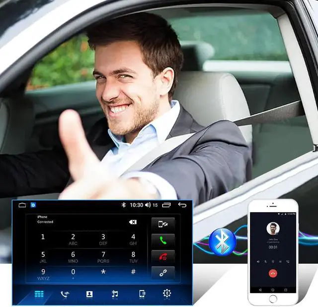 Alt view image 6 of 7 - Car Radio Stereo Android 12 for Toyota Yaris 2011 2012 2013 2014 9 inch Touch Screen with Apple CarPlay Andriod Auto and WiFi GPS Navigation DSP Bluetooth