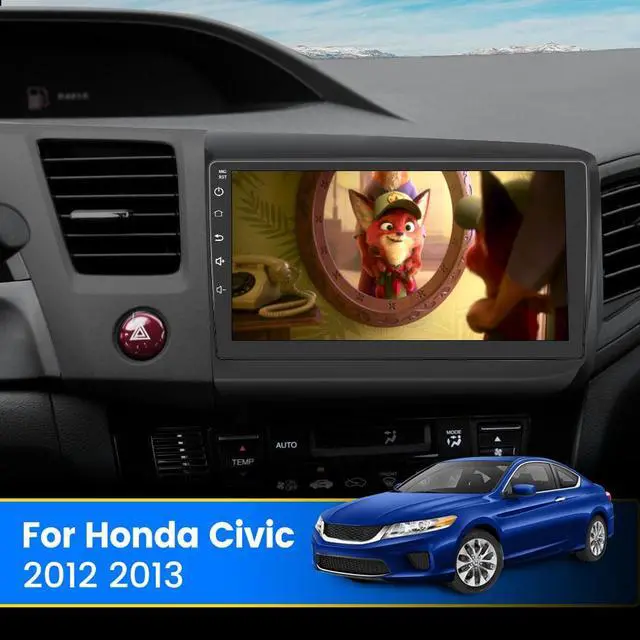 Alt view image 2 of 7 - Car Stereo Radio Android 12.0 for Honda Civic 2012, Touch Screen Radio Support Carplay Android Auto Bluetooth WiFi FM Mirror Link GPS Navigation Split Screen SWC