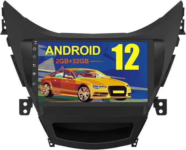 Main image of Android 12 Car Stereo Radio Compatible for Hyundai Elantra 2011-2013, 9 inch GPS Navigation Built-in DSP Bluetooth WiFi SWC MirrorLink Wireless CarPlay Wired Android Auto