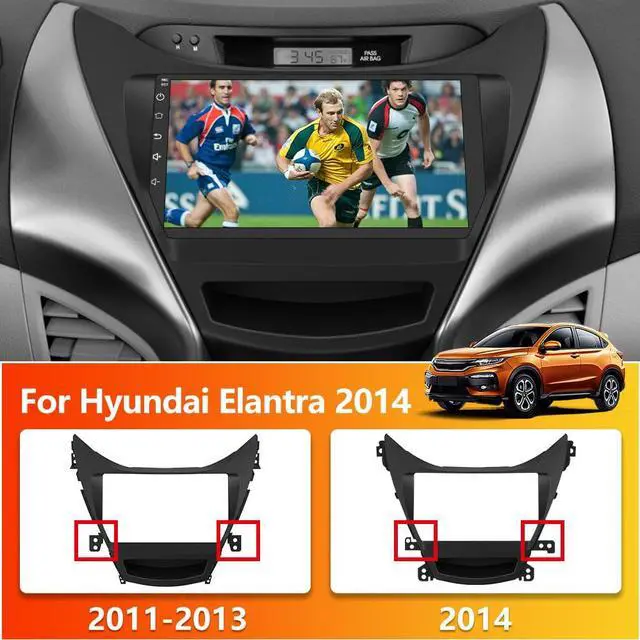 Alt view image 2 of 7 - Android 12 Car Stereo Radio for Hyundai Elantra 2014 9 inch GPS Navigation Built-in DSP Bluetooth WiFi SWC MirrorLink Head Unit Auto Multimedia Player Radio