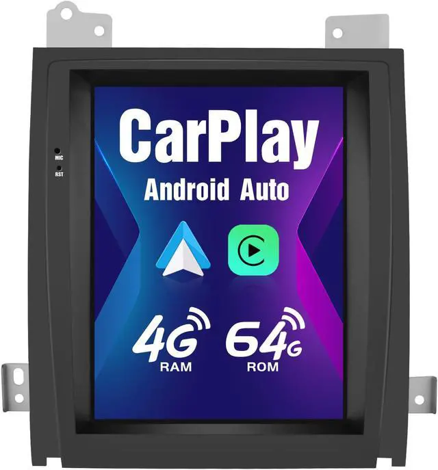 Main image of Car Radio Replacement for GEN IV Cadillac Escalade 2007 2008 2009 2010 2012 2013 2014, Android 12 T-Style 9.7 Inch Car Multimedia Player Head Unit Navigation Bluetooth WiFi 4GB RAM 64GB ROM