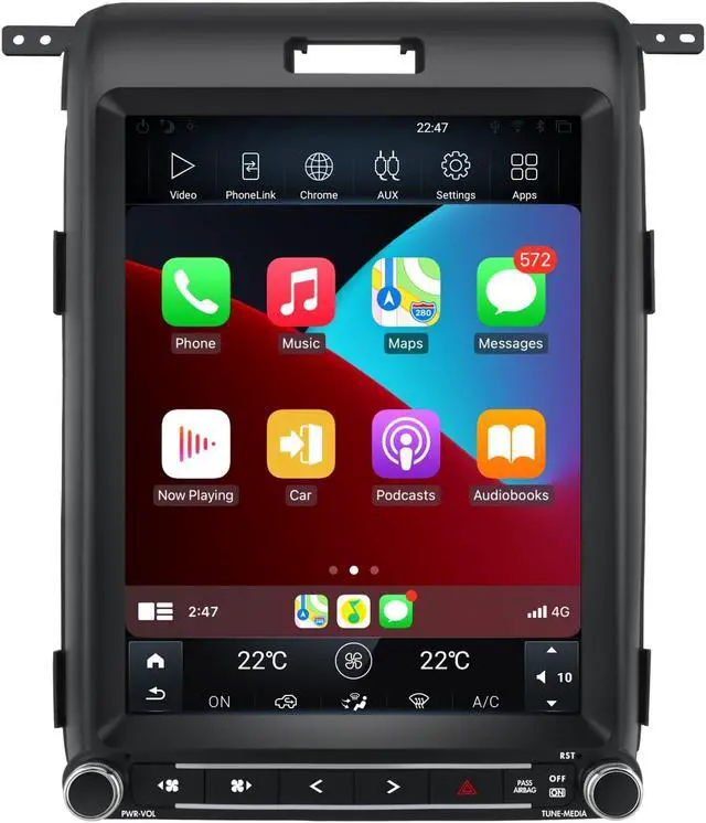 Main image of Android Car Stereo 12.1 Inch Radio for Ford F150 2013 2014, Carplay Android Auto Head Unit Multimedia Player Built-in DSP Bluetooth WiFi SWC MirrorLink