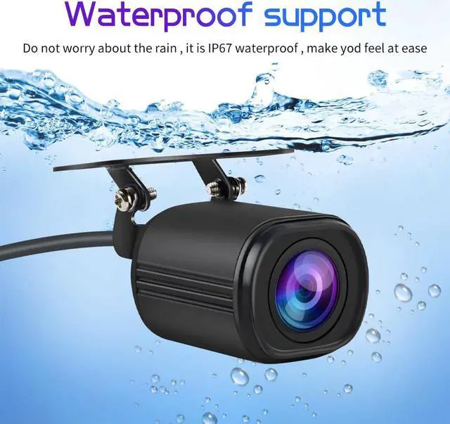 Alt view image 2 of 7 - Reverse Camera for Car Radio, Waterproof Rear View Camera Wide-Angle for Universal Cars, SUV, Trucks