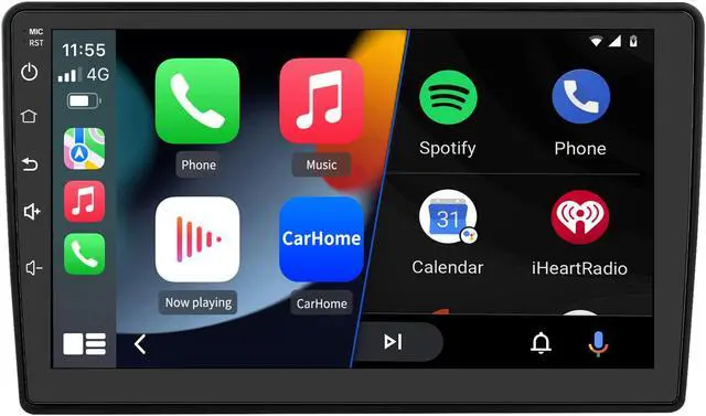 Main image of Car Radio Stereo Andriod 12 for Jeep Wrangler JK Compass Grand Cherokee Dodge Ram 1500 with Built in Apple Carplay Andriod Auto