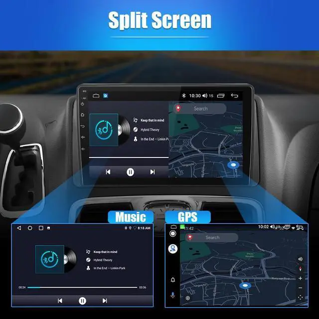 Alt view image 6 of 7 - Car Radio Stereo for Dodge Grand Caravan 2011-2020 Chrysler Town & Country 2012-2016 2+32GB