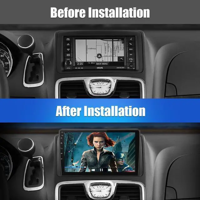 Alt view image 2 of 7 - Car Radio Stereo for Dodge Grand Caravan 2011-2020 Chrysler Town & Country 2012-2016 2+32GB