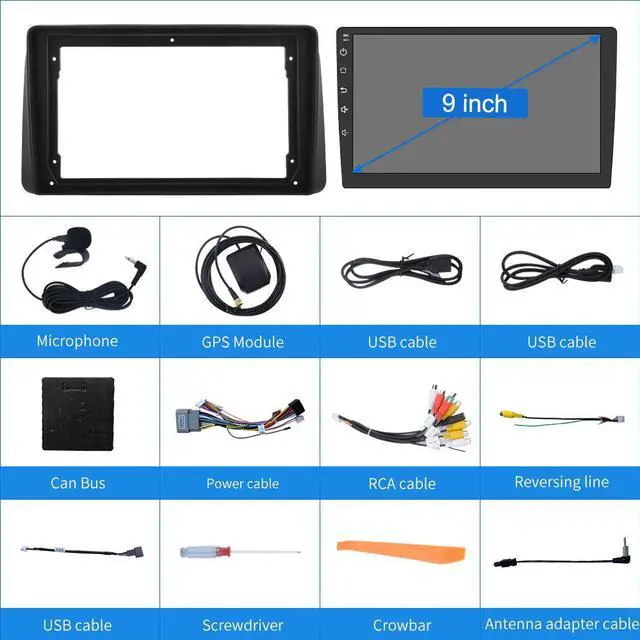 Alt view image 7 of 7 - Car Radio Stereo for Dodge Grand Caravan 2011-2020 Chrysler Town & Country 2012-2016 2+32GB