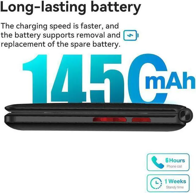 Alt view image 6 of 7 - Q5 Flip  4G phone 3GB Ram + 32GB Rom smartphone No google version