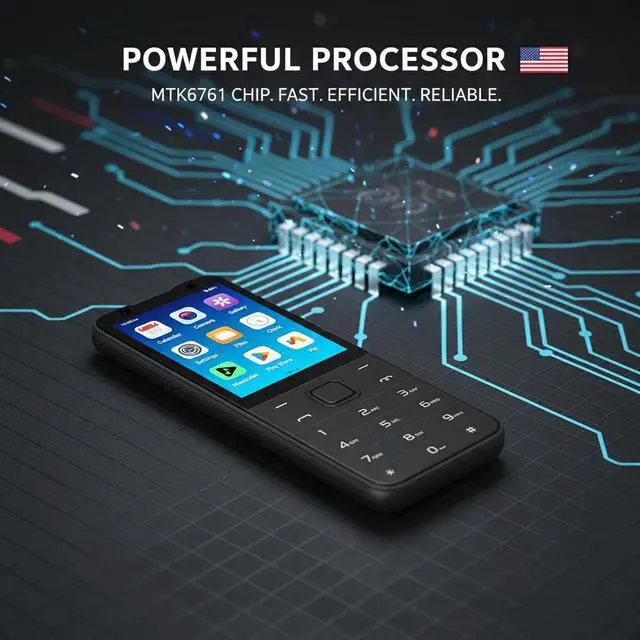 Alt view image 5 of 7 - TIQ MINI M5 smart touch button mobile phone, Android 13 system, 3GB+32GB, 2.8-inch screen, dual SIM, available with Google Store, Verizon, T-Mobile, AT&T