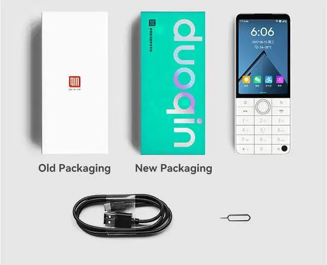 Alt view image 7 of 7 - New Qin F22 Pro Smart Touch ScreenPhone Wifi 4G+ 3.5 Inch 4GB 64GB Add Google Store Android QinGlobal Version Mobile Phone