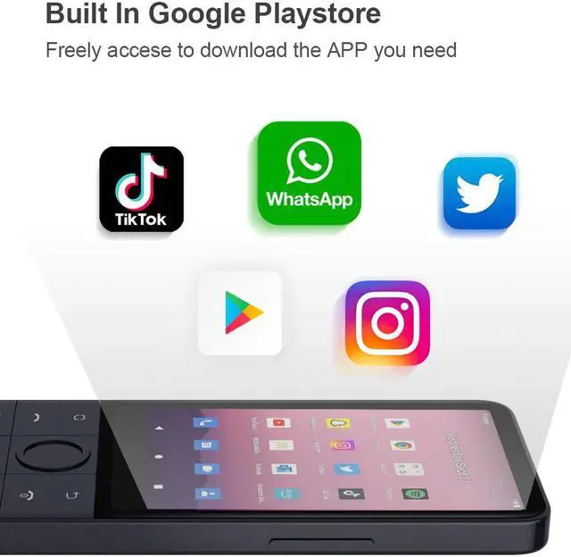 Alt view image 3 of 7 - Cell Phone, Add Google Store Android QinGlobal Version Mobile Phone,New Qin F22 Pro Smart Touch ScreenPhone ,Xiaomi mobile phone sub-brand: QIN, the only official designate(White)