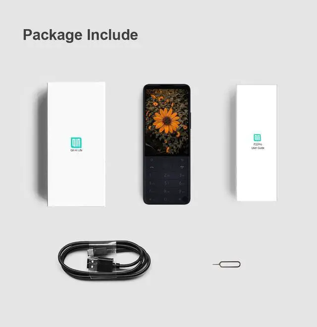 Alt view image 7 of 7 - Cell Phone, Add Google Store Android QinGlobal Version Mobile Phone,New Qin F22 Pro Smart Touch ScreenPhone ,Xiaomi mobile phone sub-brand: QIN, the only official designate(White)