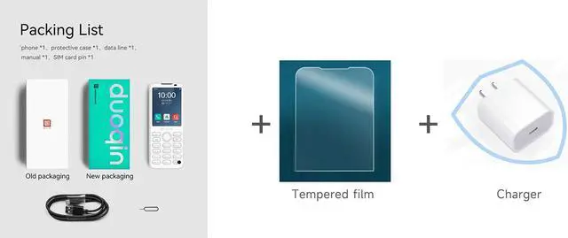 Alt view image 7 of 7 - Cell Phone,Canada Super Small Mini Smartphone ,Add Google Store Android QinGlobal Version Mobile Phone,Xiaomi mobile phone sub-brand: QIN F21pro (Black)