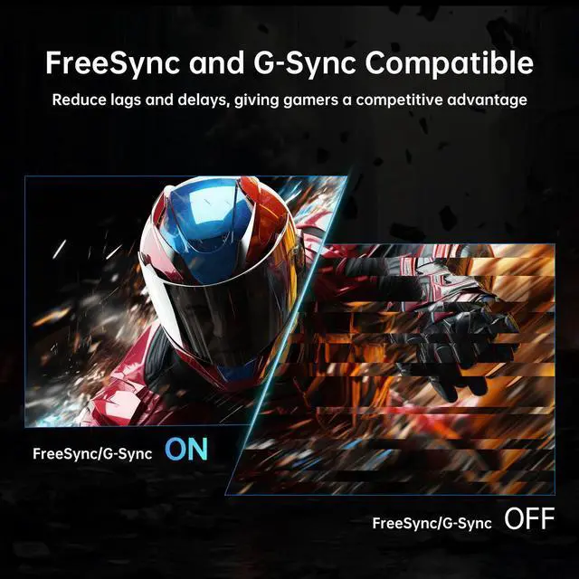 Alt view image 3 of 6 - KTC 27 Inch 240Hz Gaming Monitor, QHD 2560x1440 Monitor, Fast HVA, HDR400, G-Sync/FreeSync Compatible, USB/Type C/DisplayPort/HDMI, VESA Mountable, Pivot Height Tilt Adjustable, H27E22