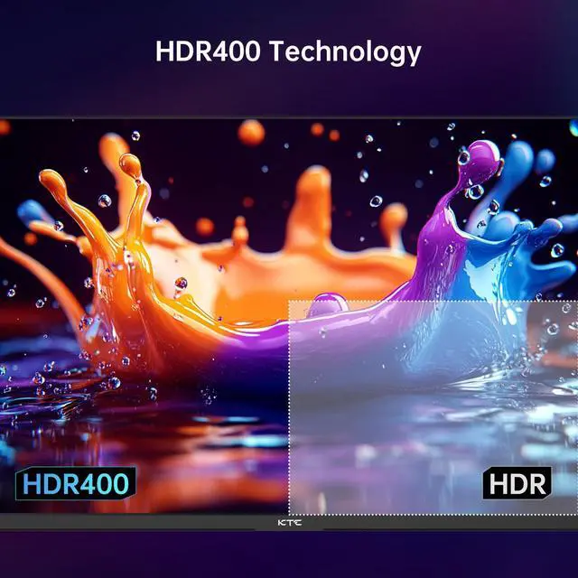 Alt view image 4 of 7 - KTC 27 Inch QHD Gaming Monitor, 2K 200Hz Up to 210Hz 1ms Fast IPS Computer Monitor, HDR400, 1440P with Adaptive Sync, Built-in Speakers, HDMI Displayport, Tilt Adjustment, VESA Compatible