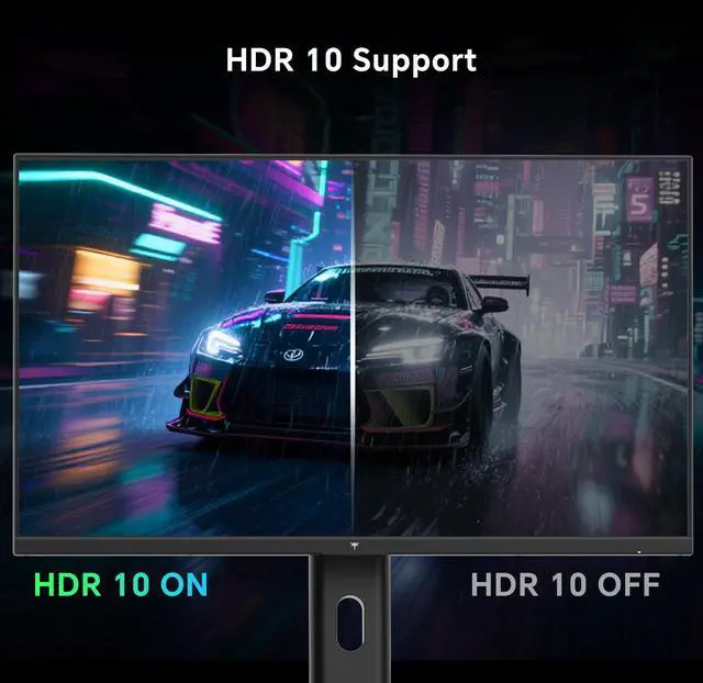 Alt view image 7 of 7 - KTC 27 Inch Gaming Monitor 240Hz, FHD 1080p Fast IPS Computer Monitor with Adaptive Sync, HDR, Height Pivot Tilt Adjustable, Vesa Mount, HDMI/DP/USB, H27F7