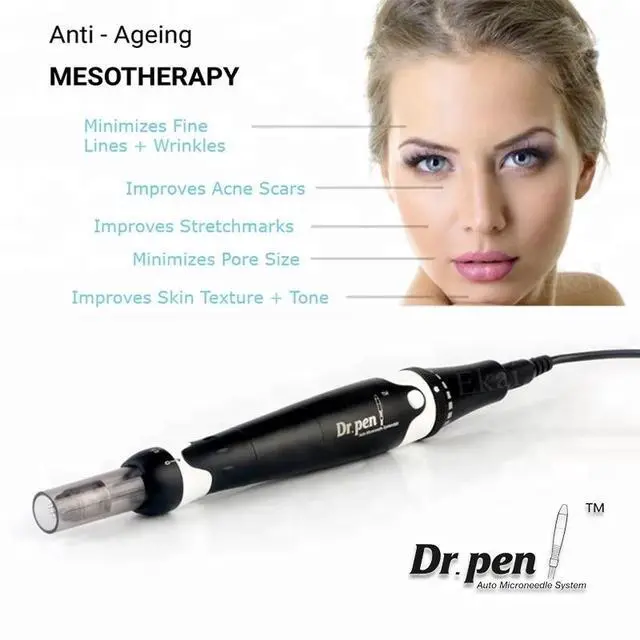 Alt view image 6 of 7 - Dr.pen A7 Wired Derma Stamp Pen Skin Care Salon Scar Remove Facial Treatment Microneedling Pen