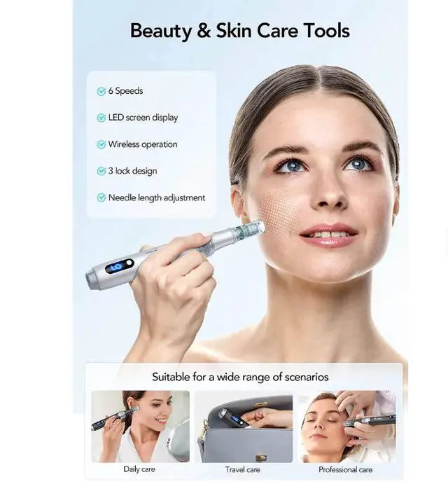Alt view image 3 of 7 - Dr.pen M7S Microneedling Facial Skin Care Derma Pen Micro Needling Pen MTS Electric Massager Collagen Regeneration Anti-wrinkle Tools