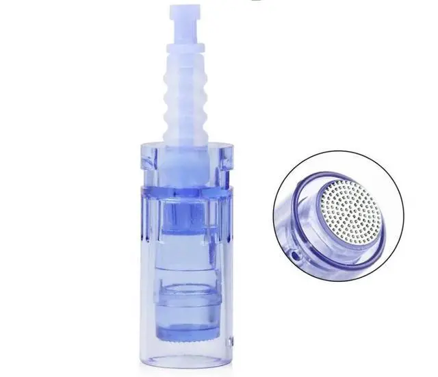 Alt view image 2 of 7 - Dr.Pen A6 Microneedling Skin Pen Cartridges Micro Needling Therapy Systems for Face Hair Treatment 10pcs Round Nano