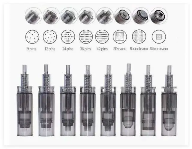 Alt view image 5 of 7 - Dr.Pen A7 Microneedling Pen Cartridges Screw Needle Waved Cartridge Skin Pen Micro Needling