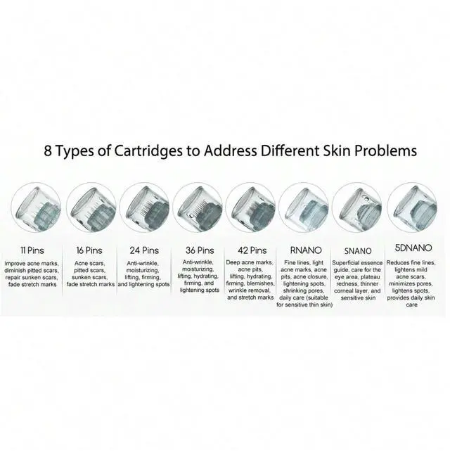 Alt view image 5 of 7 - Dr.Pen M8 M7S Screw Needle Waved Cartridge Skin Pen Micro Needling Cartridges 10pcs 16pin