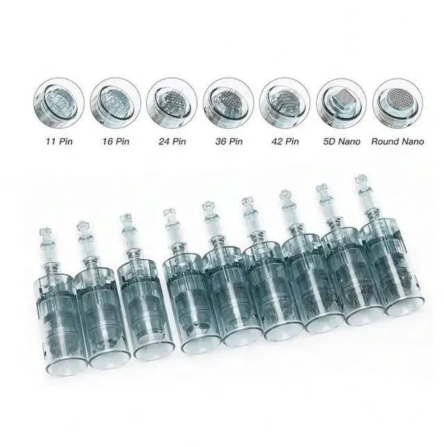 Alt view image 7 of 7 - Dr.Pen M8 M7S Screw Needle Waved Cartridge Skin Pen Micro Needling Cartridges 10pcs 24pin