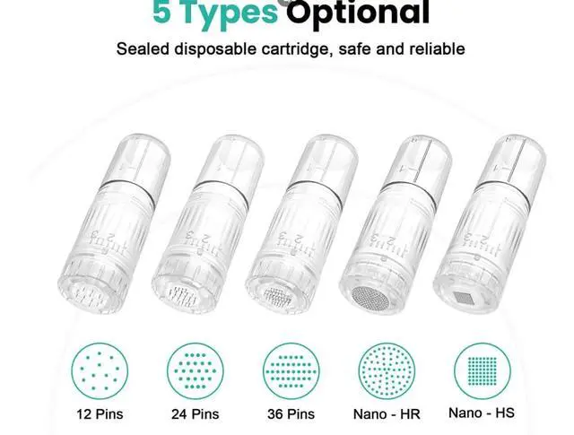 Alt view image 4 of 7 - Hydra Pen H3/H5 Cartridges Tips Replacement Heads Screw Needle Cartridge Skin Pen Micro Needling Cartridges