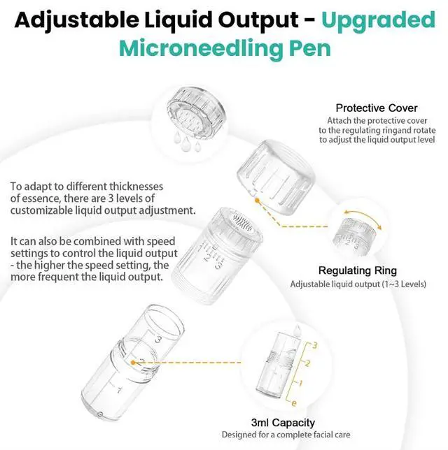 Alt view image 7 of 7 - Hydra Pen H3/H5 Cartridges Tips Replacement Heads Screw Needle Cartridge Skin Pen Micro Needling Cartridges