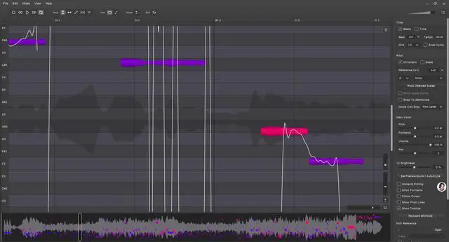 Alt view image 3 of 4 - Vovious Intelligent voice correction, accurate pitch editing, adjustment, vibrato modulation, post mixing effects plugin Mac