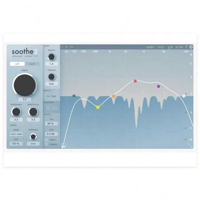 Main image of Oeksound Soothe2 Intelligent multi-frequency dynamic intelligent dynamic resonance suppressor removes burr sensation eliminates sibilance saliva