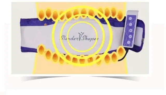 Alt view image 2 of 6 - Slender vshaper Electric Massage Belt Fat Burning Oscillate Slimming Belt Vibration Belt slender shaper Waist With Vibrating Motor Massage Leg