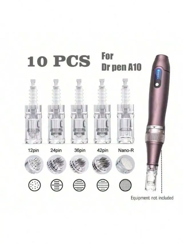 Alt view image 6 of 6 - Dr.pen A10 Electric Micro Screw Needle Waved Cartridge Skin Pen Micro Needling Therapy Systems for Face and Hair Treatment 10pcs 42pin