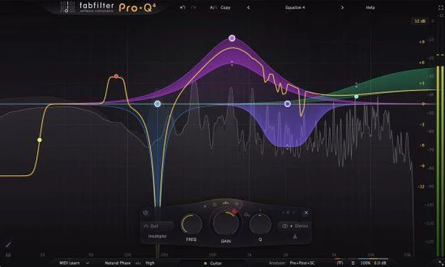 Alt view image 5 of 5 - FabFilter-Pro-Q4 v4 Powerful EQ equalizer mixing for Win/Mac Mac