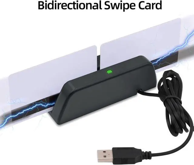 Alt view image 2 of 5 - MSR123 USB Magentic stripe Swipe card reader track 3 POS reader