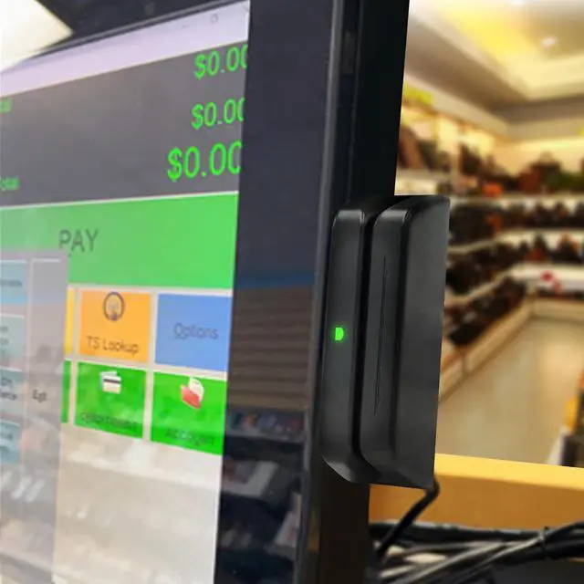 Alt view image 4 of 5 - MSR123 USB Magentic stripe Swipe card reader track 3 POS reader