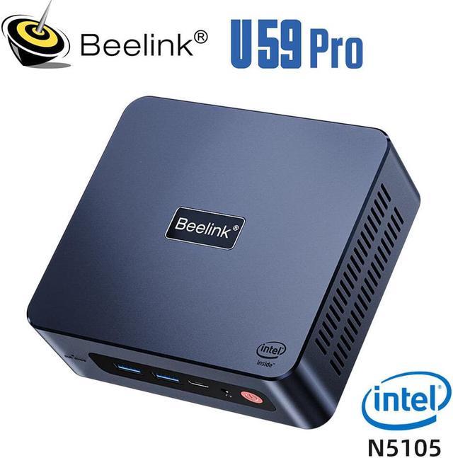 Beelink U59 Pro Intel 11th N5105 Mini PC Windows 11 DDR4 SSD 1000M WiFi5  BT4.0 Desktop Game Computer 16GB RAM / 512G SSD