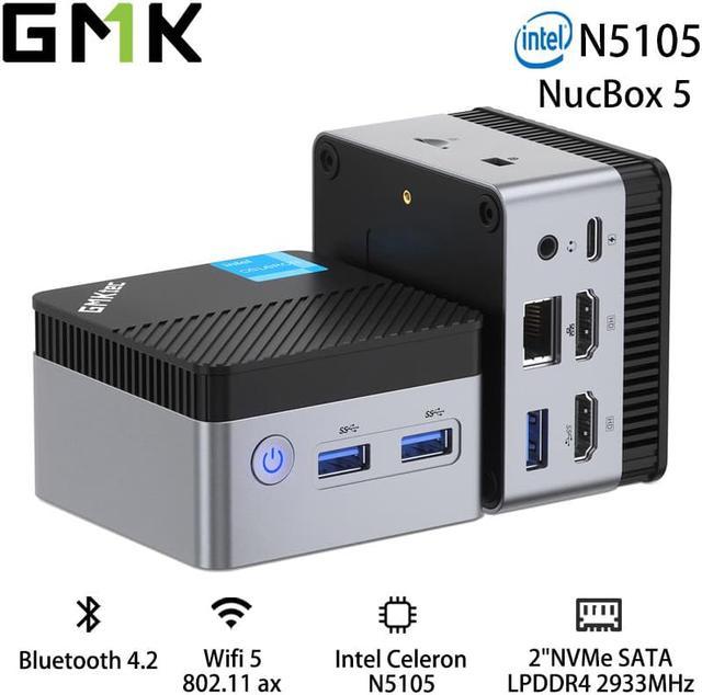 GMKtec KB5 Mini PC Windows 11 Pro Intel 11th Gen N5105 10nm 8GB 