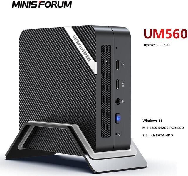 Minisforum UM560 MINI PC AMD Ryzen 5 5625U DDR4 M.2 NVME SSD 