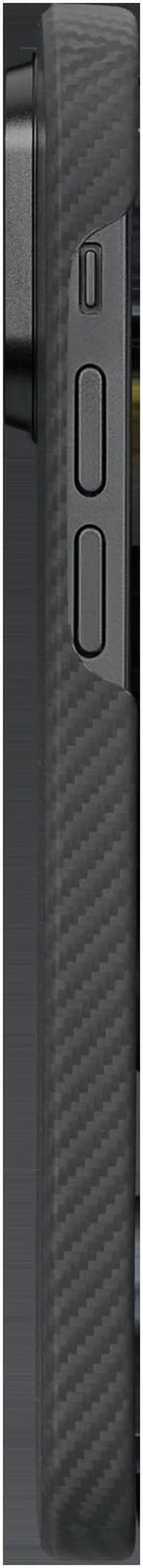 Alt view image 3 of 4 - PITAKA MagEZ Case for iPhone 14 Pro- 600D Black/Grey Twill
