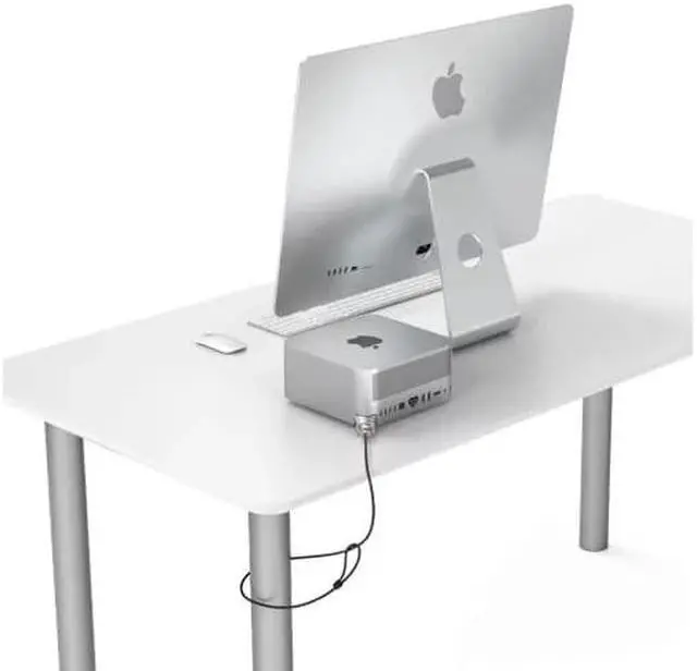 Alt view image 2 of 3 - Compulocks Mac Studio Ledge Lock Adapter with Keyed Cable Lock