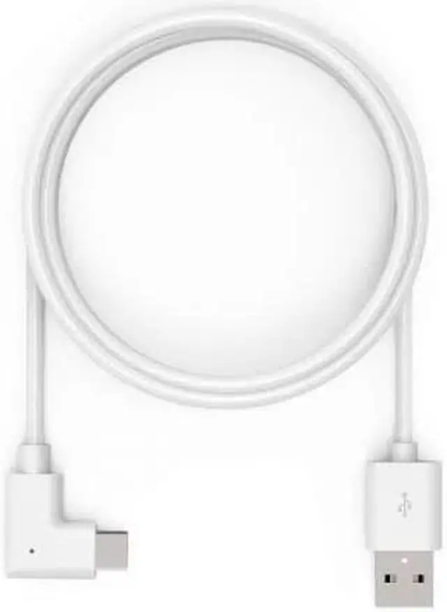 Main image of Compulocks 6ft Charge & Data USB-C to USB-C 90-Degree Cable Right Angle White