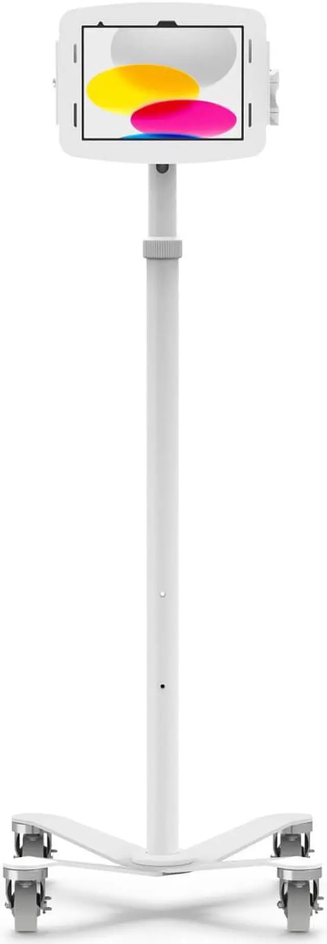 Main image of Compulocks iPad 10.9" 10th Gen Space Enclosure Medical Rolling Cart Extended White