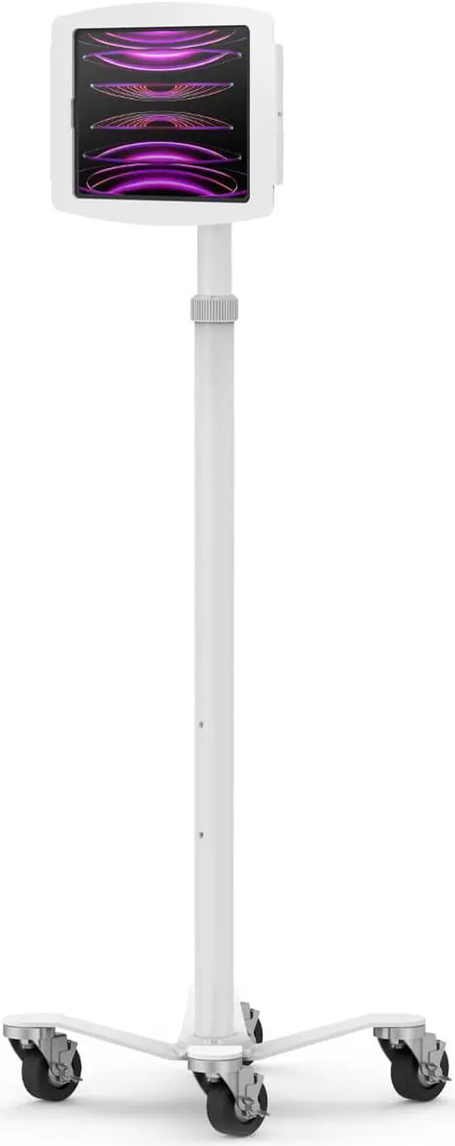 Main image of Compulocks iPad 10.9" 10th Gen Space Enclosure Medical Rolling Cart White