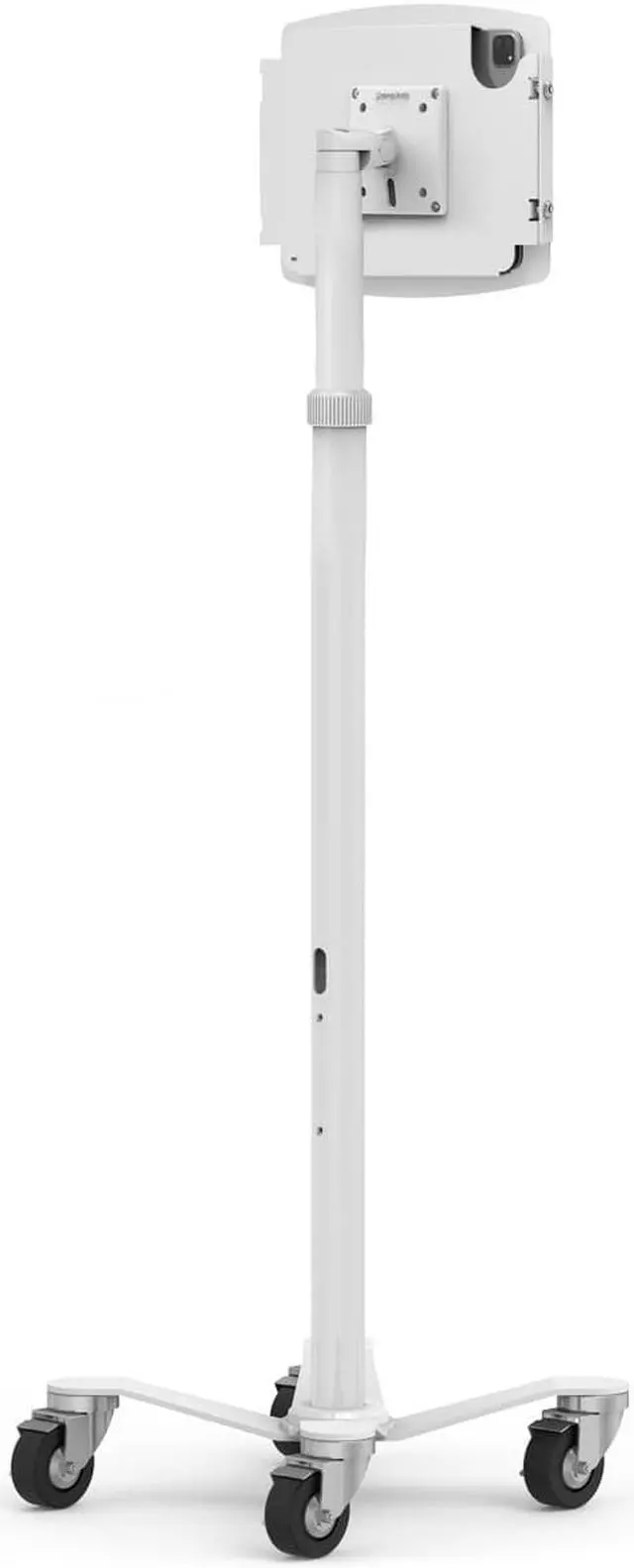 Alt view image 2 of 3 - Compulocks iPad 10.9" 10th Gen Space Enclosure Medical Rolling Cart White