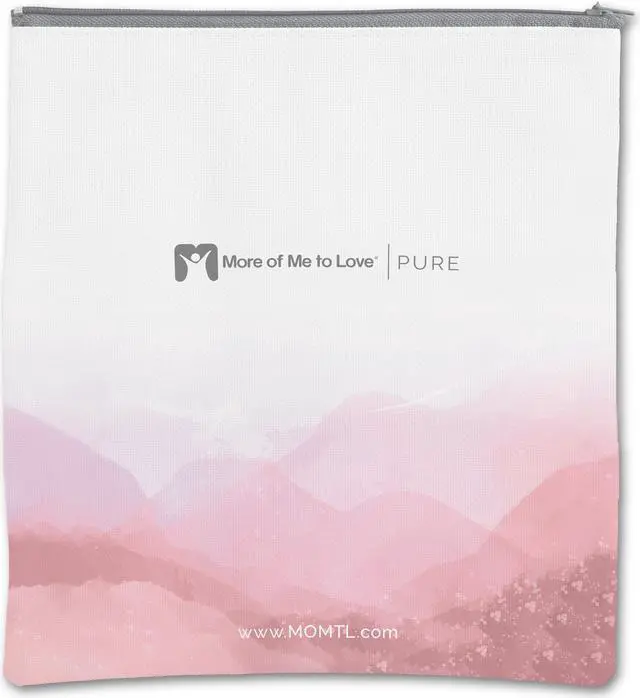 Alt view image 5 of 7 - More of Me to Love Organic Cotton Bra Liner 4-Pack Medium (Pearl White, Blush Pink, Stone Gray, Onyx Black)